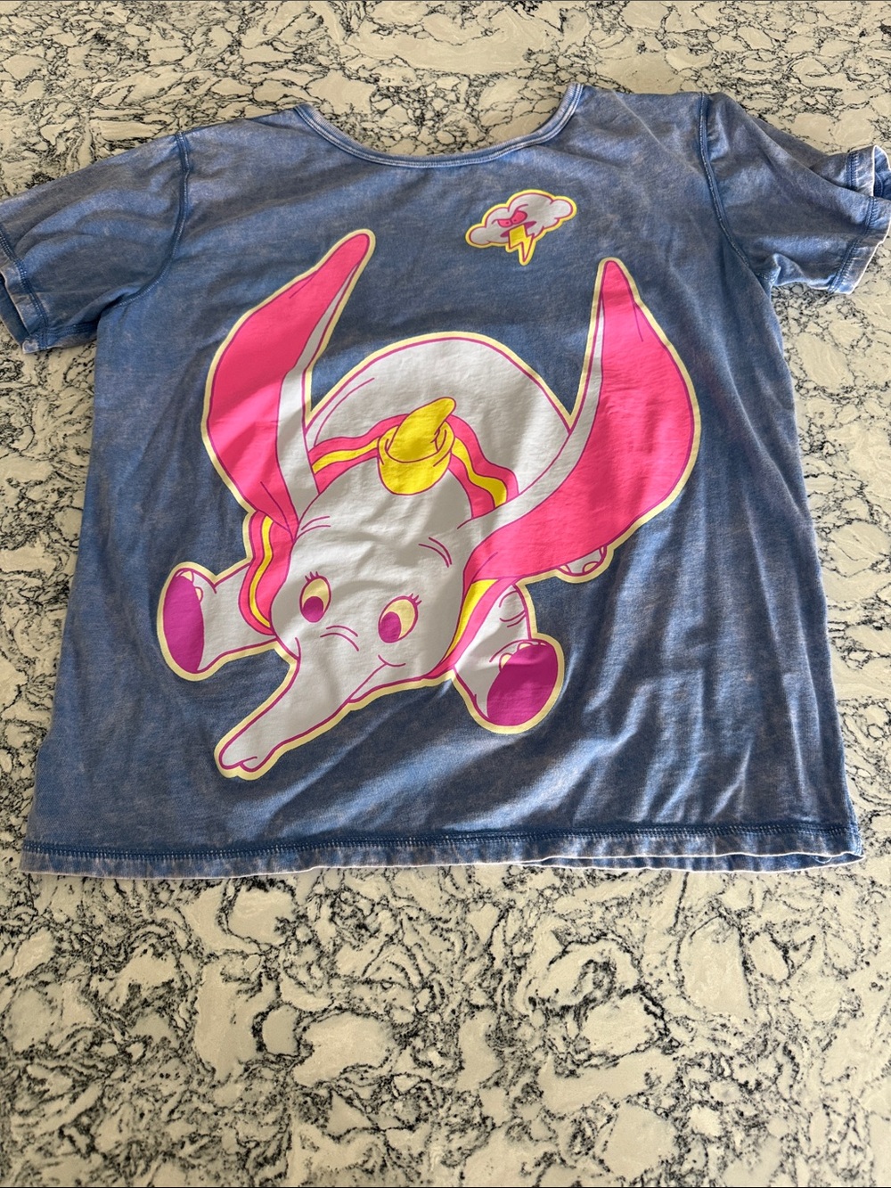 Disney Dumbo Graphic Tee - Blue, Pink & Yellow